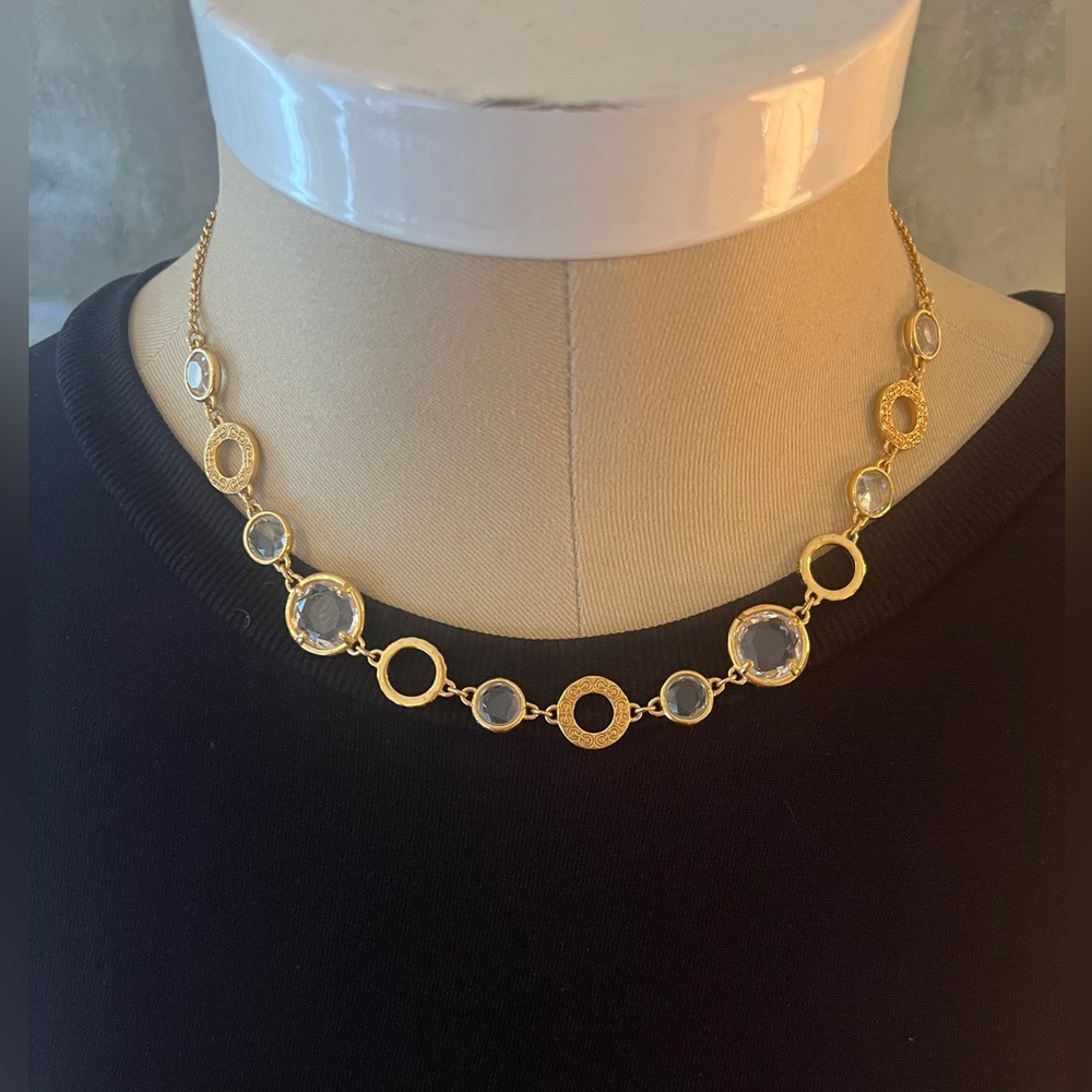 Coach gold tone necklace. Y2K unique and hard to find.